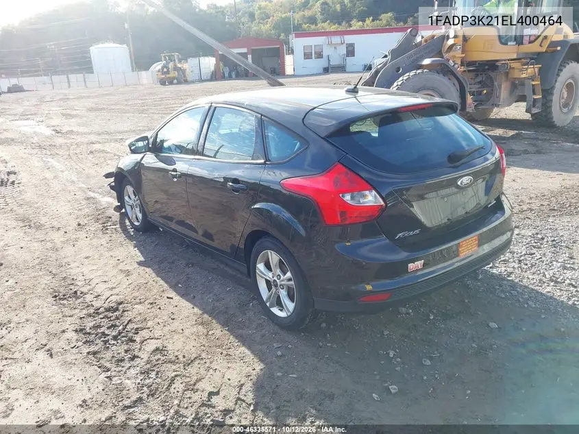 2014 FORD FOCUS VIN 1FADP3K21EL400464 — фото 3