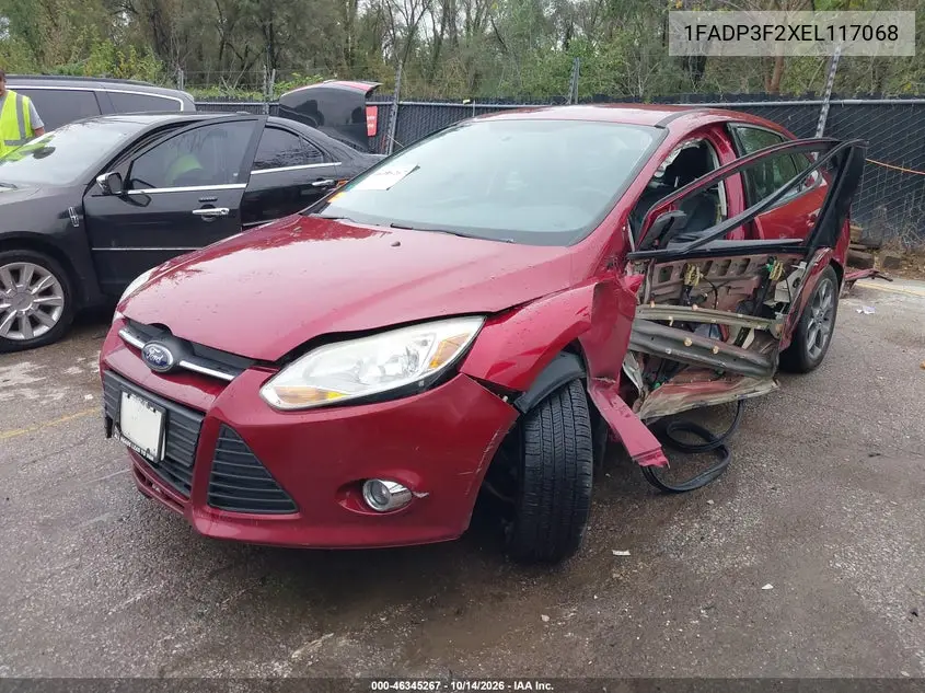 2014 FORD FOCUS VIN 1FADP3F2XEL117068 — фото 2