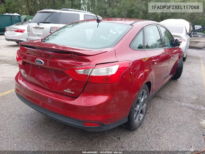 2014 FORD FOCUS VIN 1FADP3F2XEL117068 — фото 4