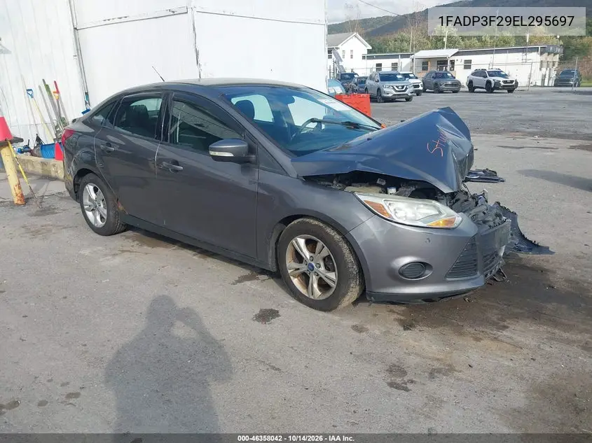 FORD FOCUS 2014, VIN 1FADP3F29EL295697