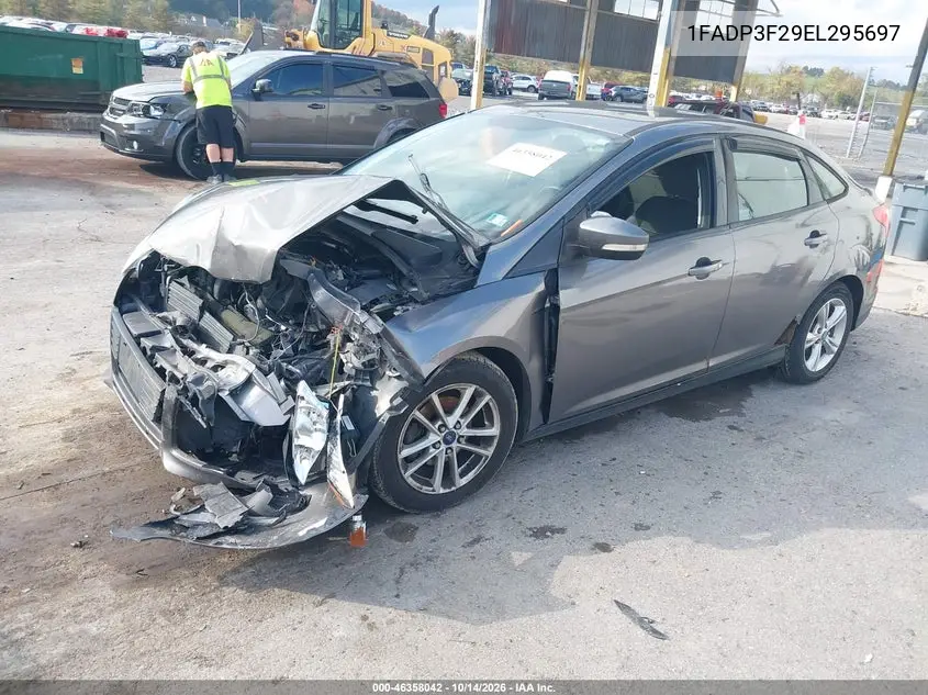 2014 FORD FOCUS VIN 1FADP3F29EL295697 — фото 2