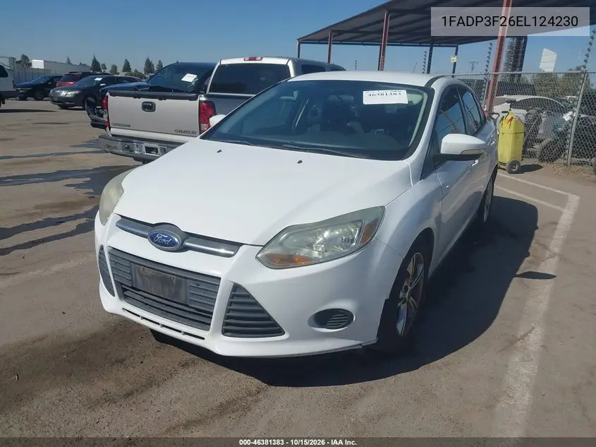 2014 FORD FOCUS VIN 1FADP3F26EL124230 — фото 2