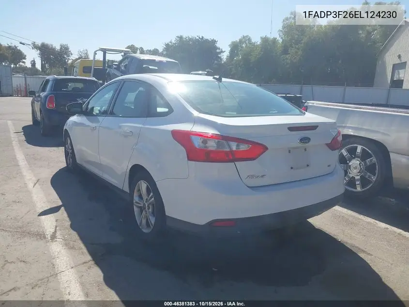 2014 FORD FOCUS VIN 1FADP3F26EL124230 — фото 3