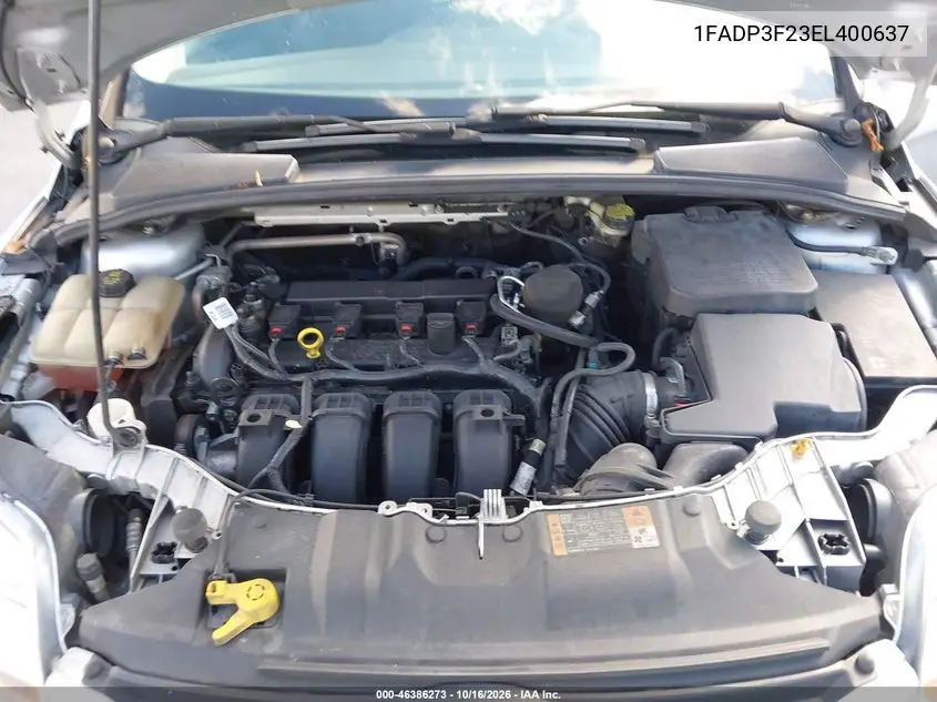2014 FORD FOCUS VIN 1FADP3F23EL400637 — фото 10