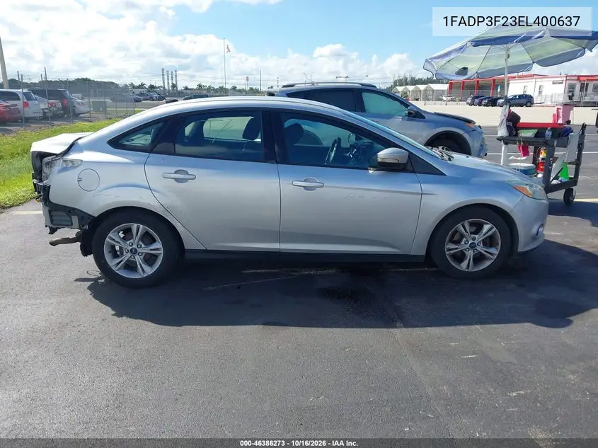 2014 FORD FOCUS VIN 1FADP3F23EL400637 — фото 13