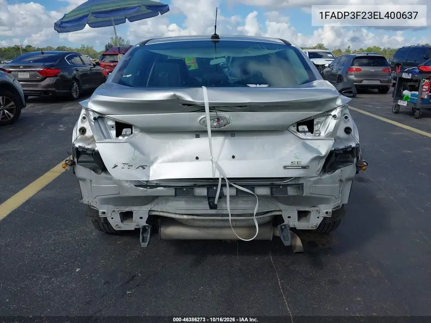 2014 FORD FOCUS VIN 1FADP3F23EL400637 — фото 6