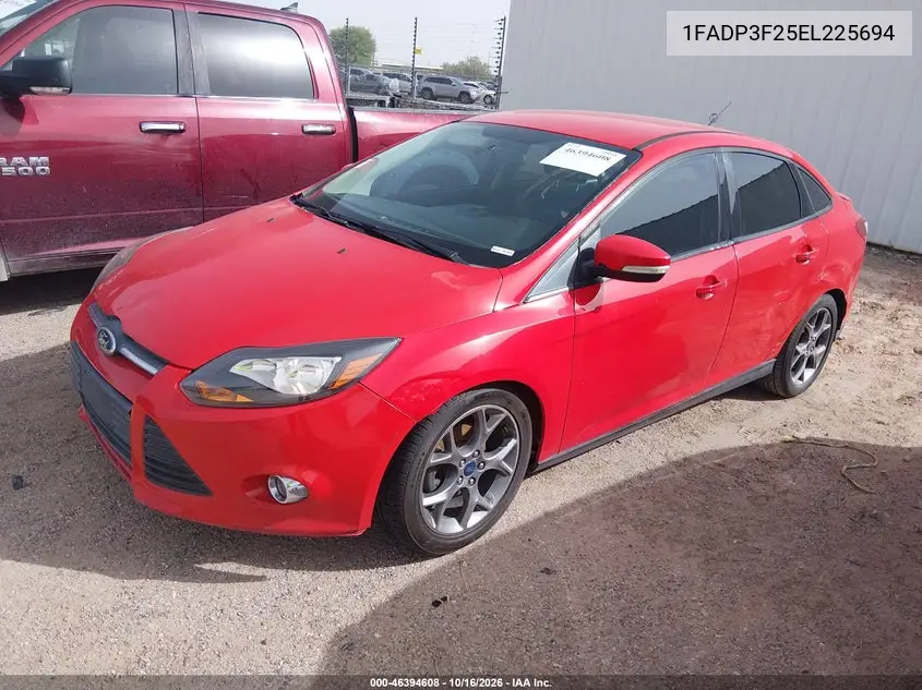 2014 FORD FOCUS VIN 1FADP3F25EL225694 — фото 2