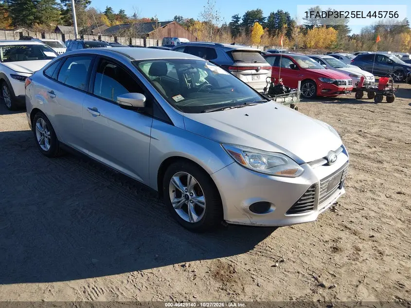 FORD FOCUS 2014, VIN 1FADP3F25EL445756