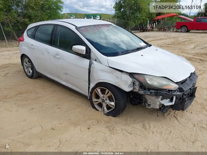 FORD FOCUS 2014, VIN 1FADP3K20EL163109
