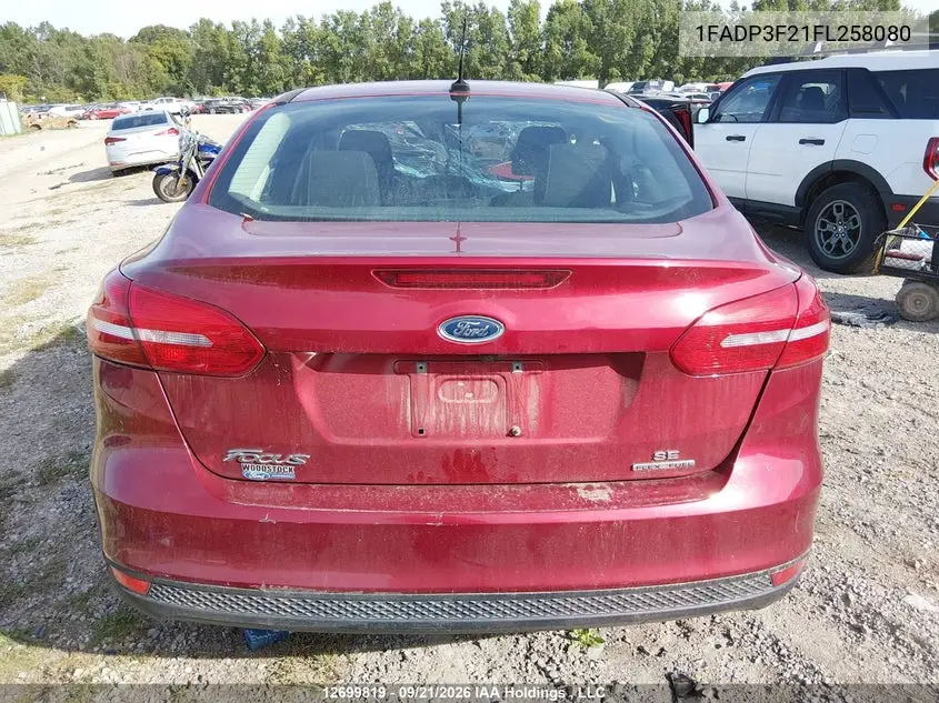 2015 FORD FOCUS VIN 1FADP3F21FL258080 — фото 17