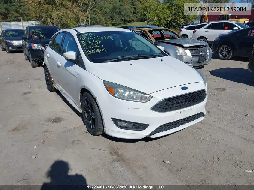 FORD FOCUS 2015, VIN 1FADP3K22FL359084