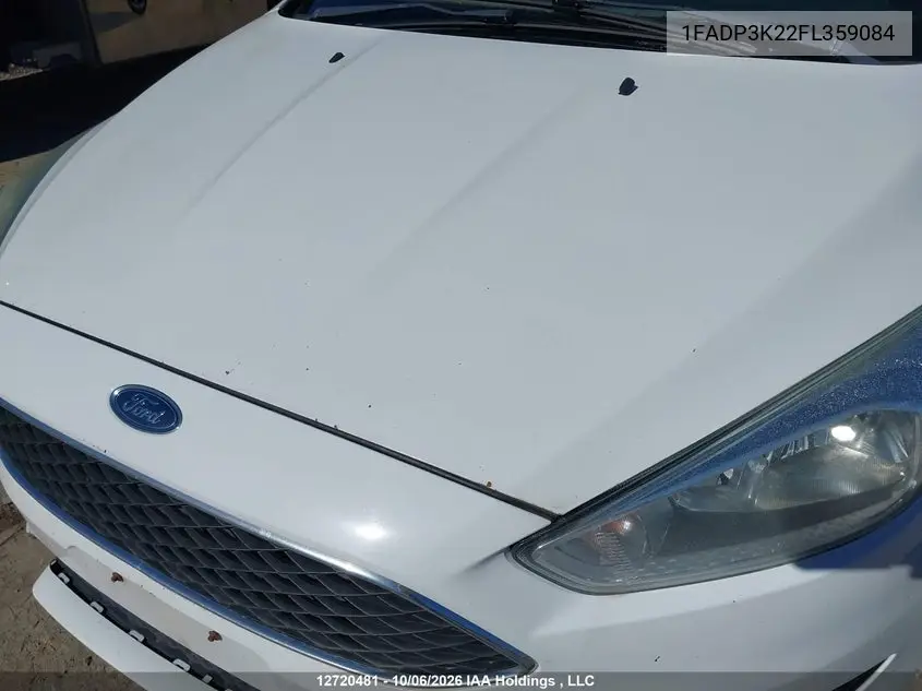 2015 FORD FOCUS VIN 1FADP3K22FL359084 — фото 10