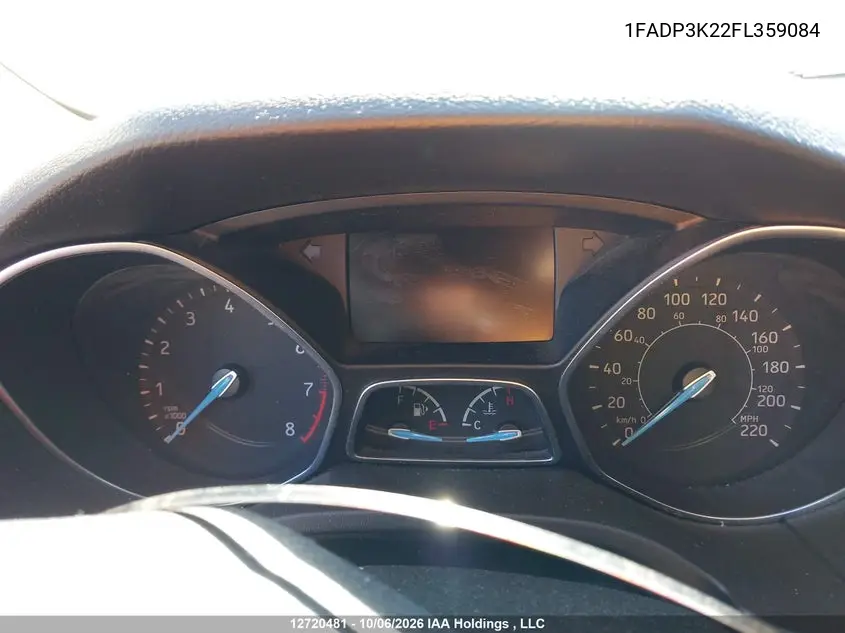 2015 FORD FOCUS VIN 1FADP3K22FL359084 — фото 15