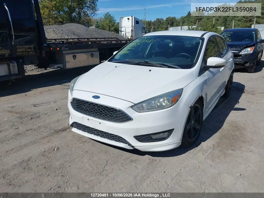 2015 FORD FOCUS VIN 1FADP3K22FL359084 — фото 2