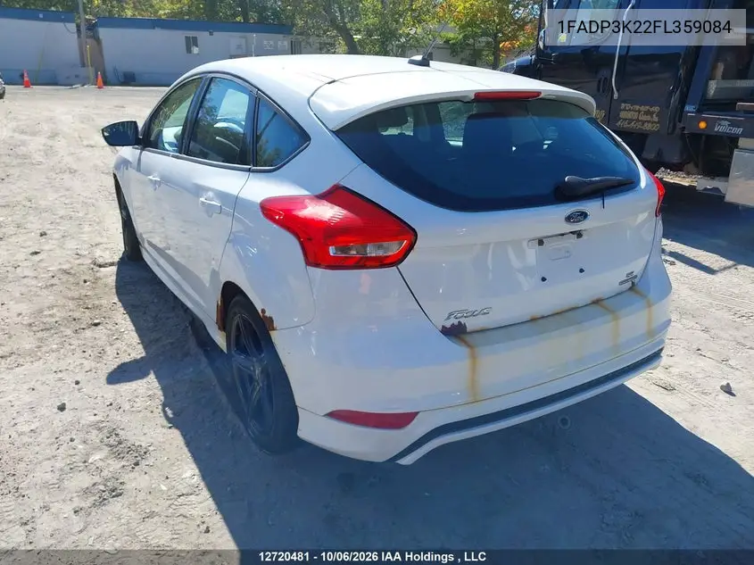 2015 FORD FOCUS VIN 1FADP3K22FL359084 — фото 3