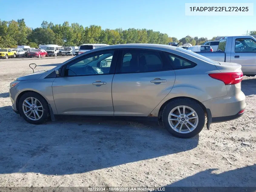 2015 FORD FOCUS VIN 1FADP3F22FL272425 — фото 14