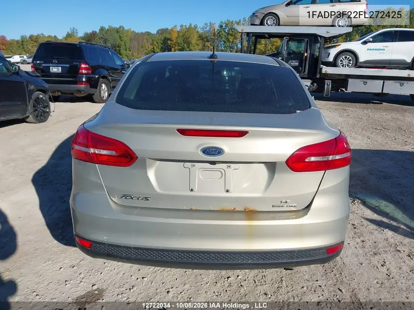 2015 FORD FOCUS VIN 1FADP3F22FL272425 — фото 16