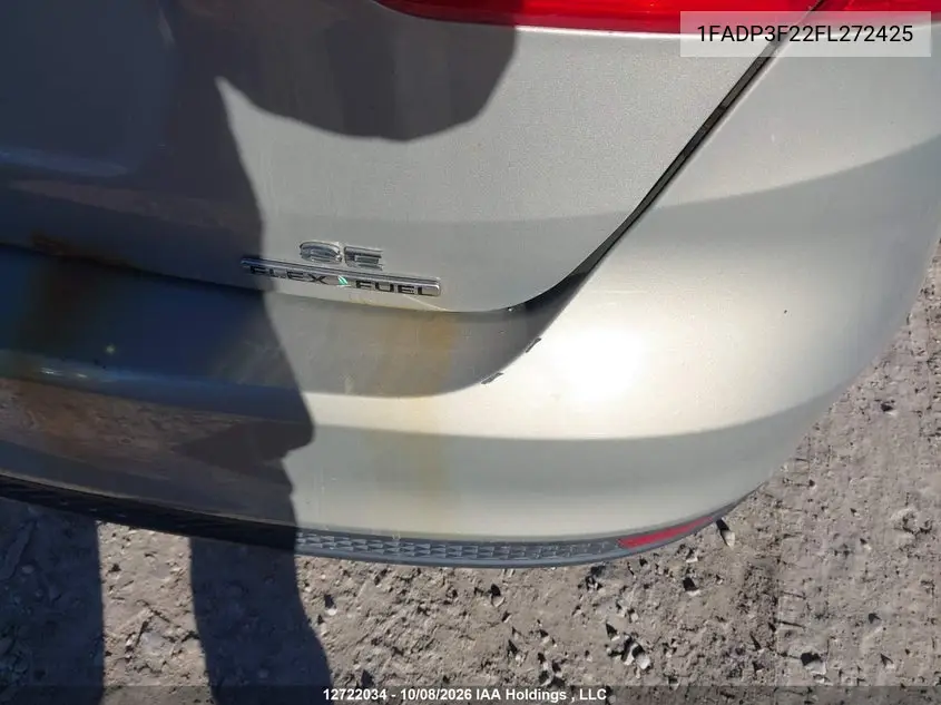 2015 FORD FOCUS VIN 1FADP3F22FL272425 — фото 6