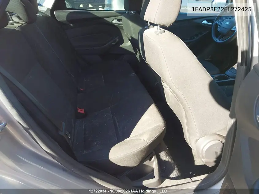 2015 FORD FOCUS VIN 1FADP3F22FL272425 — фото 8