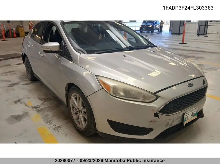 FORD FOCUS 2015, VIN 1FADP3F24FL303383