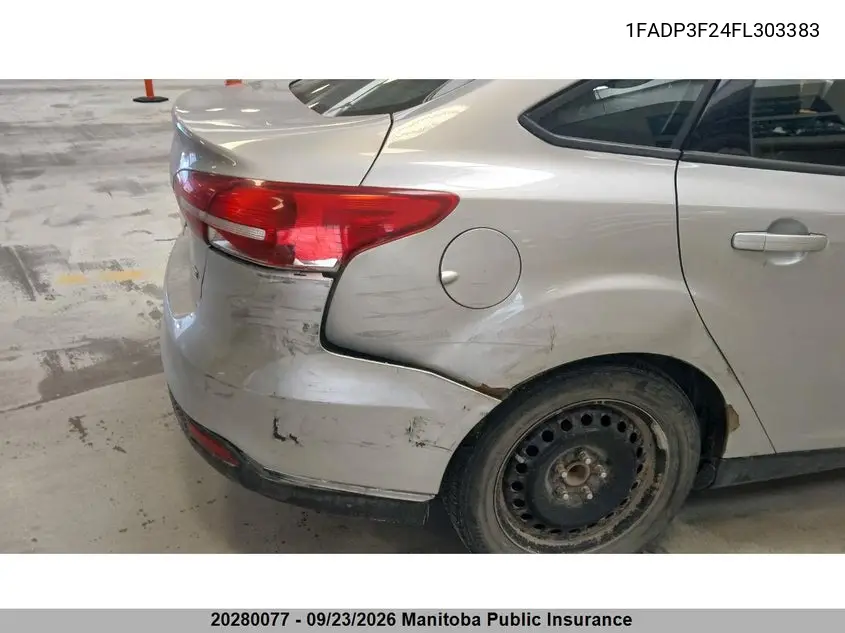 2015 FORD FOCUS VIN 1FADP3F24FL303383 — фото 5
