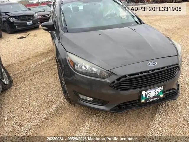2015 FORD FOCUS VIN 1FADP3F20FL331908 — фото 2