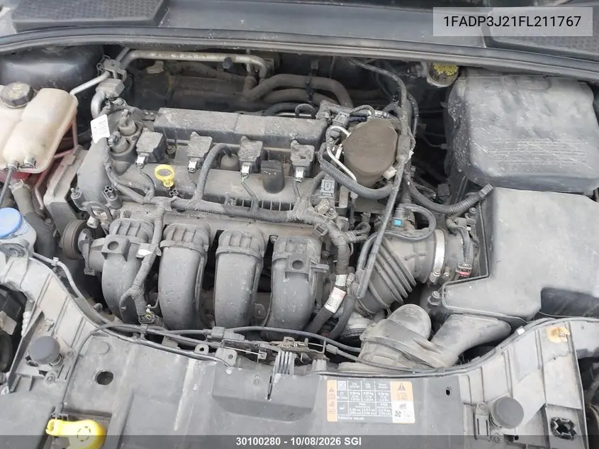 2015 FORD FOCUS VIN 1FADP3J21FL211767 — фото 10