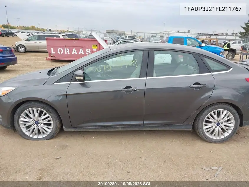 2015 FORD FOCUS VIN 1FADP3J21FL211767 — фото 14
