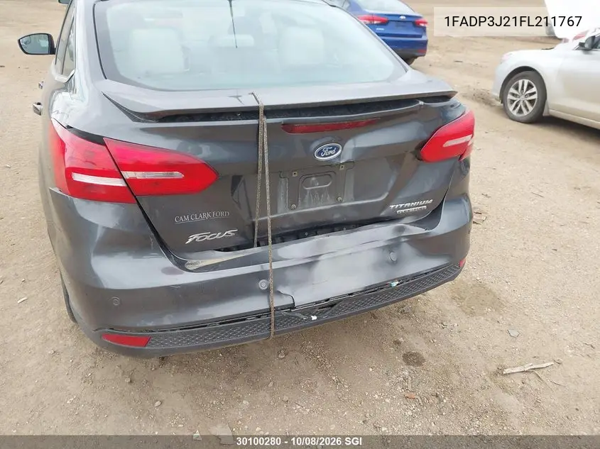 2015 FORD FOCUS VIN 1FADP3J21FL211767 — фото 6