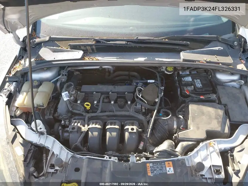 2015 FORD FOCUS VIN 1FADP3K24FL326331 — фото 10