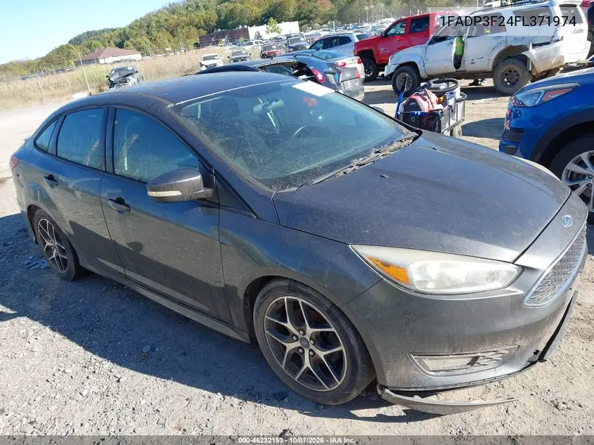 FORD FOCUS 2015, VIN 1FADP3F24FL371974