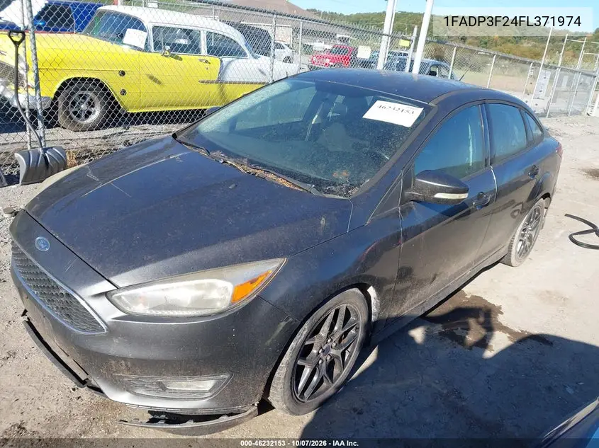 2015 FORD FOCUS VIN 1FADP3F24FL371974 — фото 2
