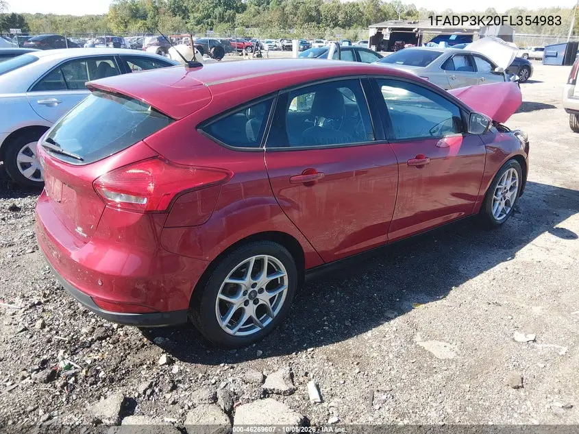 2015 FORD FOCUS VIN 1FADP3K20FL354983 — фото 4