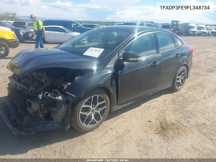 2015 FORD FOCUS VIN 1FADP3FE9FL348734 — фото 2