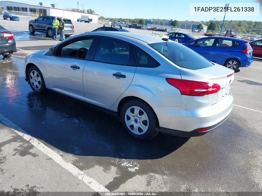 2015 FORD FOCUS VIN 1FADP3E25FL261338 — фото 3