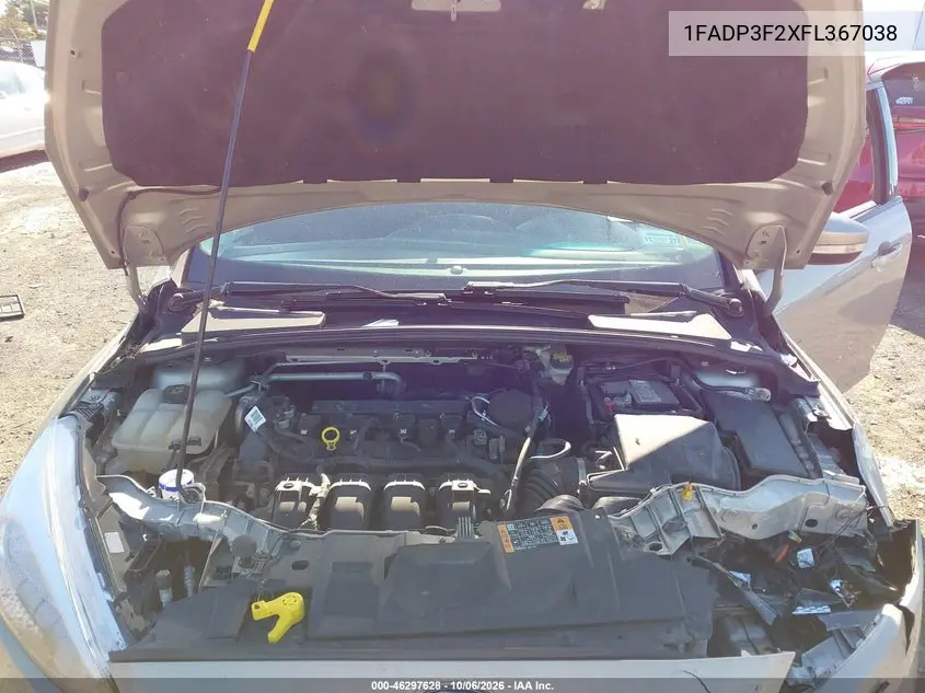 2015 FORD FOCUS VIN 1FADP3F2XFL367038 — фото 10