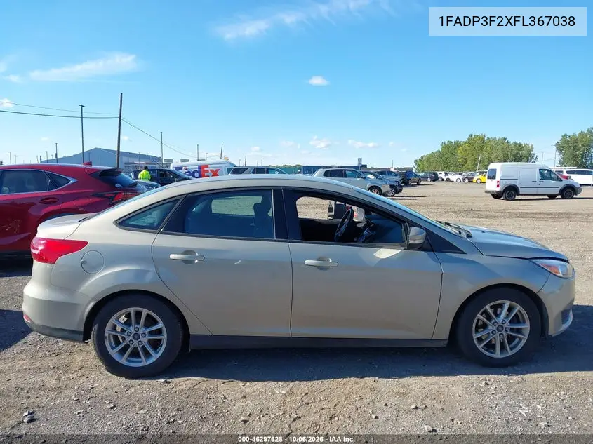 2015 FORD FOCUS VIN 1FADP3F2XFL367038 — фото 14