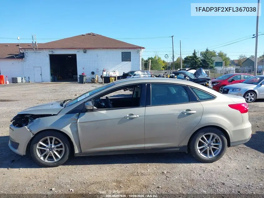 2015 FORD FOCUS VIN 1FADP3F2XFL367038 — фото 15