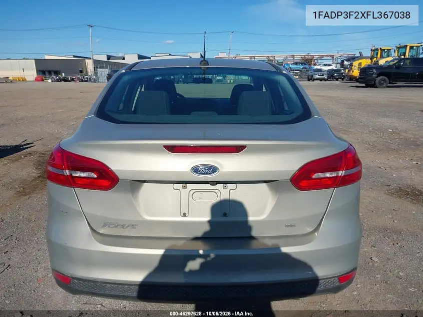 2015 FORD FOCUS VIN 1FADP3F2XFL367038 — фото 17