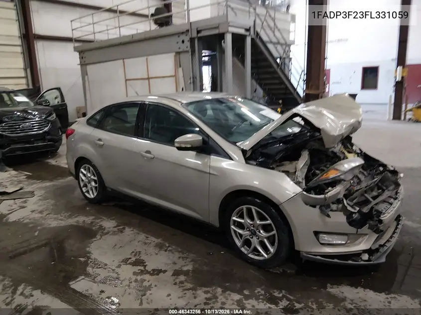 FORD FOCUS 2015, VIN 1FADP3F23FL331059