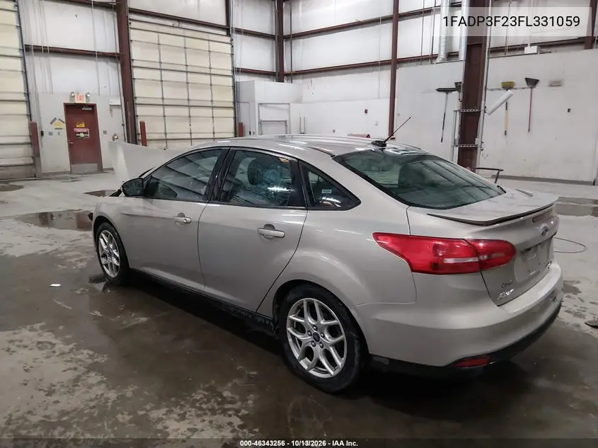 2015 FORD FOCUS VIN 1FADP3F23FL331059 — фото 3