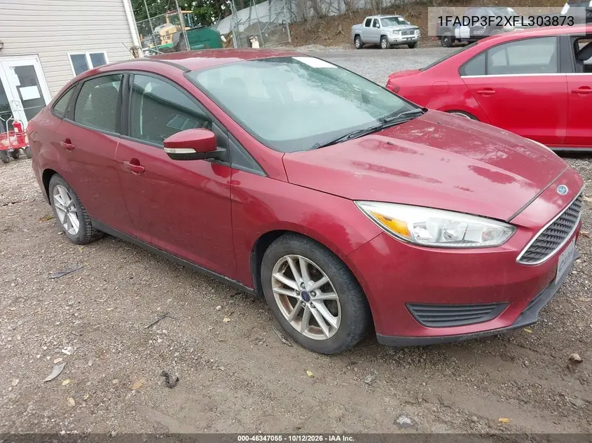 FORD FOCUS 2015, VIN 1FADP3F2XFL303873