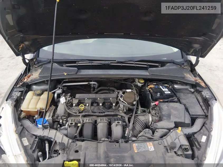 2015 FORD FOCUS VIN 1FADP3J20FL241259 — фото 10