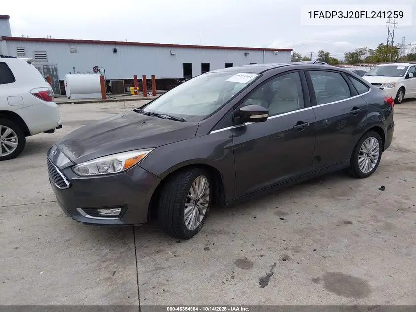 2015 FORD FOCUS VIN 1FADP3J20FL241259 — фото 2
