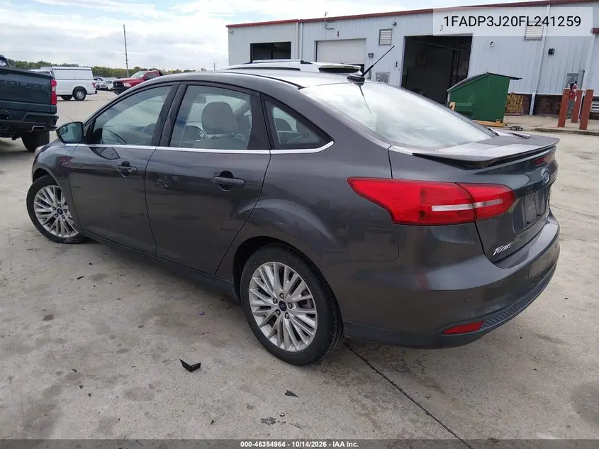 2015 FORD FOCUS VIN 1FADP3J20FL241259 — фото 3
