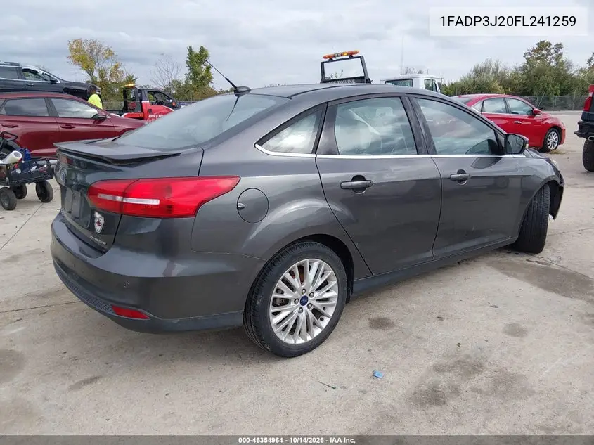 2015 FORD FOCUS VIN 1FADP3J20FL241259 — фото 4