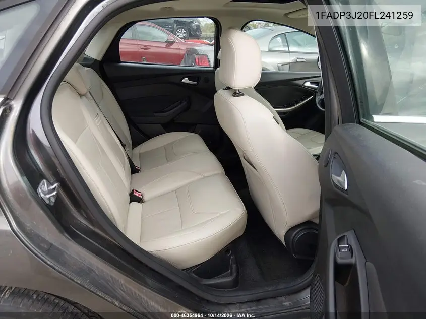 2015 FORD FOCUS VIN 1FADP3J20FL241259 — фото 8