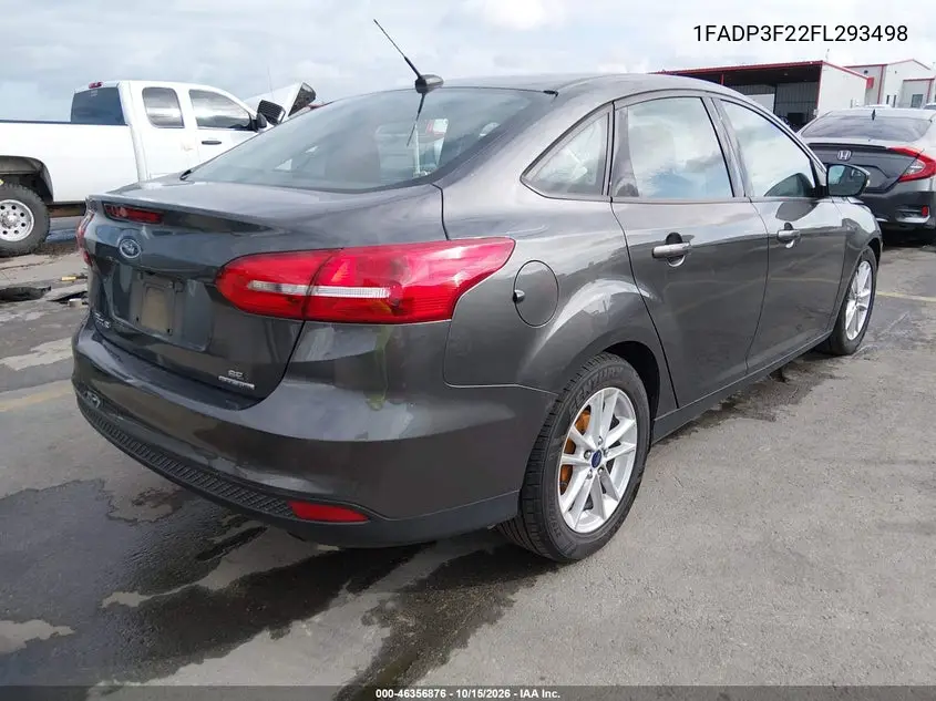 2015 FORD FOCUS VIN 1FADP3F22FL293498 — фото 4