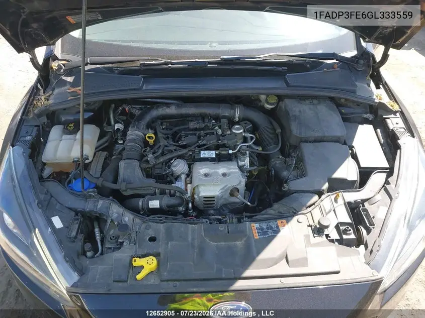 2016 FORD FOCUS VIN 1FADP3FE6GL333559 — фото 10
