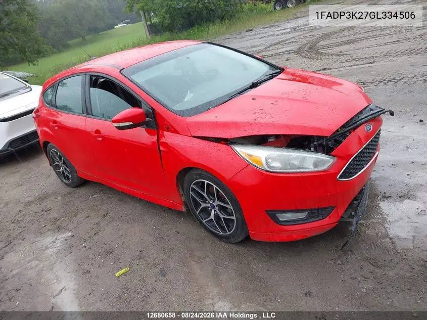 2016 FORD FOCUS VIN 1FADP3K27GL334506 — фото 13